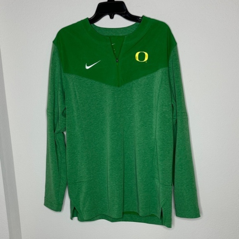 Nike Green Long Sleeve Shirt with Oregon Logo